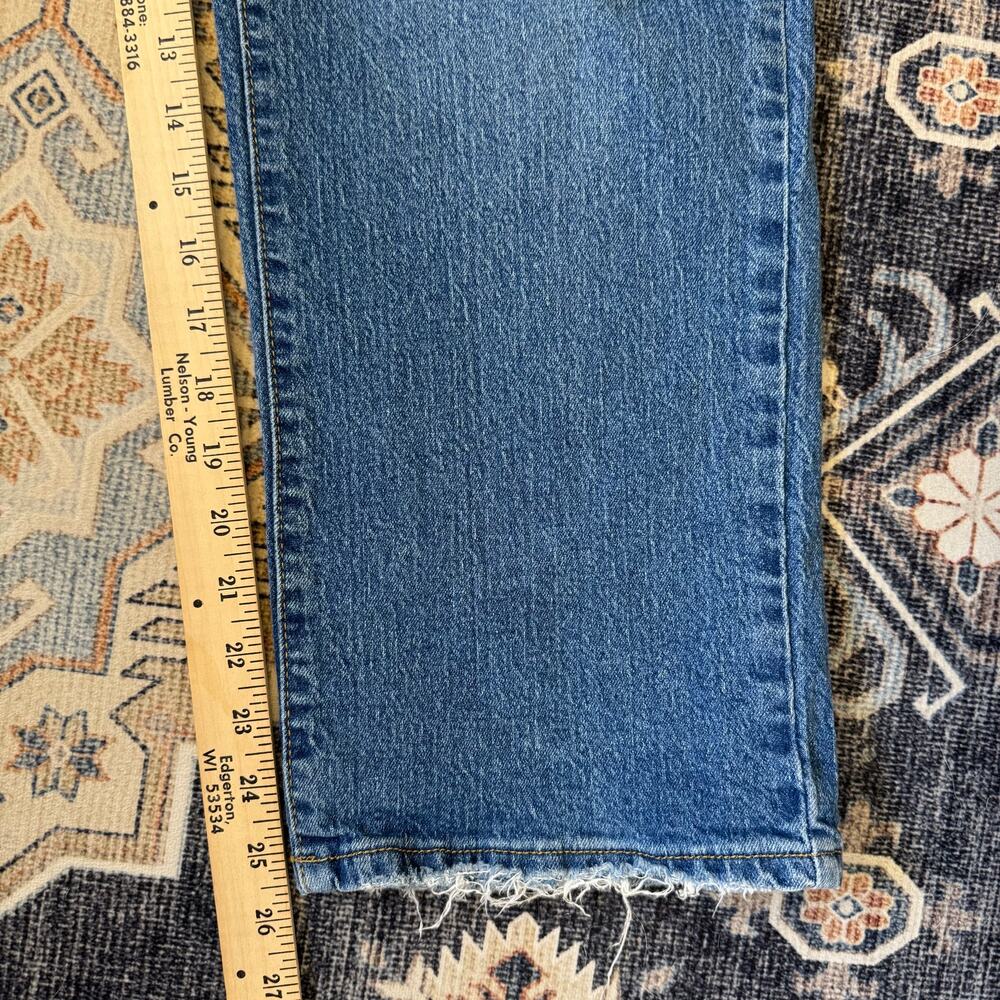 Kensie The Mila High-Rise Relaxed Straight Leg Denim Jeans Women’s Size 12 - Picture 8 of 11